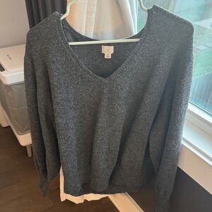 a new day Charcoal V-Neck Sweater